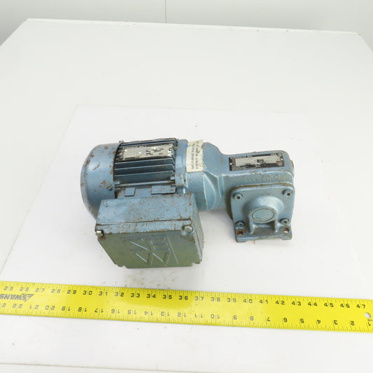 Eurodrive S30DT71D4 51:1 Ratio Left Hand Gear Reducer 33RPM Out 230/460V 3PH