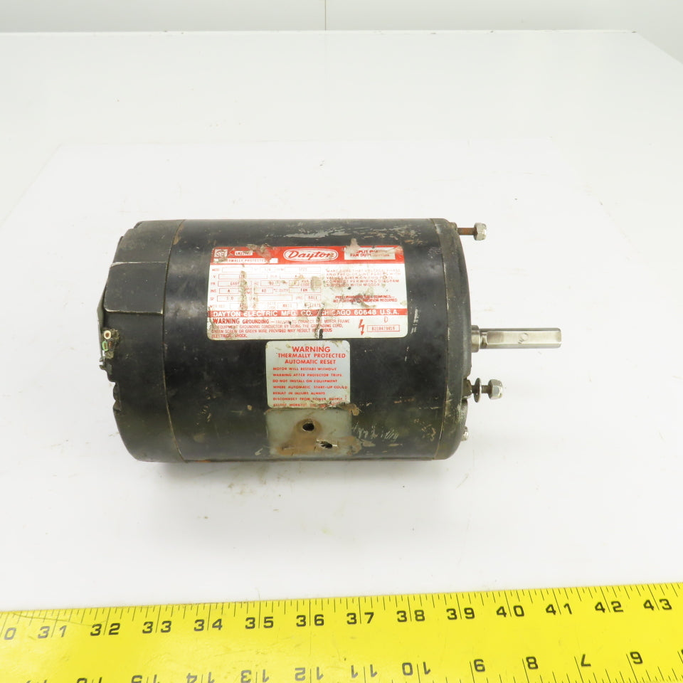 Dayton 1/4HP Electric Fan Duty Motor 1725RPM 115V 1PH 4.25A G48Y Frame