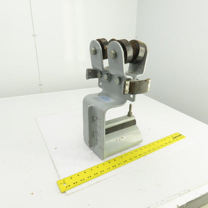 Bevva Container Crane Electric Wire Cable Car Festoon Trolley 4-Wheel