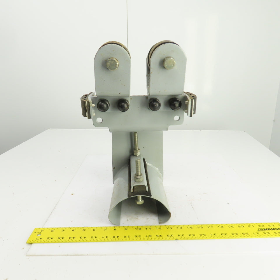 Bevva Container Crane Electric Wire Cable Car Festoon Trolley 4-Wheel