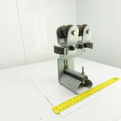 Bevva Container Crane Electric Wire Cable Car Festoon Trolley 4-Wheel