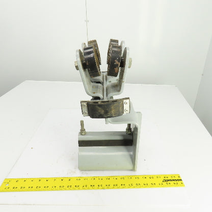 Bevva Container Crane Electric Wire Cable Car Festoon Trolley 4-Wheel