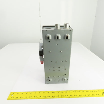Square D HU361 30A Non-Fusible Heavy Duty Safety Disconnect Switch 600V AC/DC