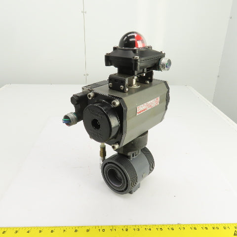 Valworx 530185 AP085 Pneumatic Actuator 120PSI W/Valve Monitor & 2" Valve