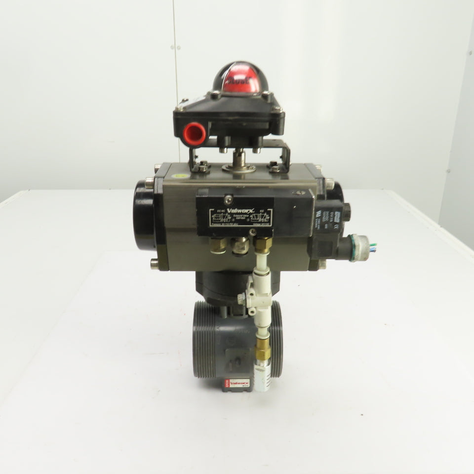 Valworx 530185 AP085 Pneumatic Actuator 120PSI W/Valve Monitor & 2" Valve