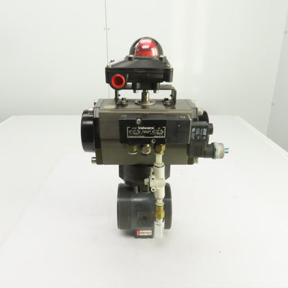 Valworx 530185 AP085 Pneumatic Actuator 120PSI W/Valve Monitor & 2" Valve