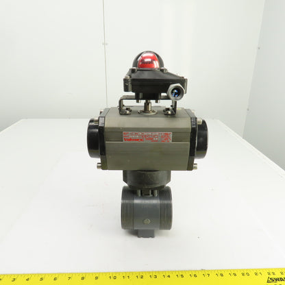 Valworx 530185 AP085 Pneumatic Actuator 120PSI W/Valve Monitor & 2" Valve