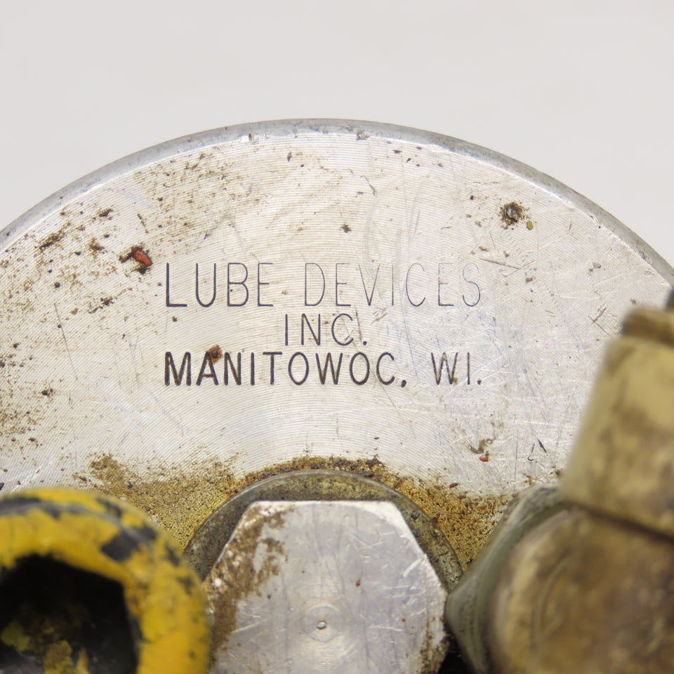 Lube Devices Inc. 2-1/2" x 6-1/2" Polycarbonate Oil Lubricator Pump