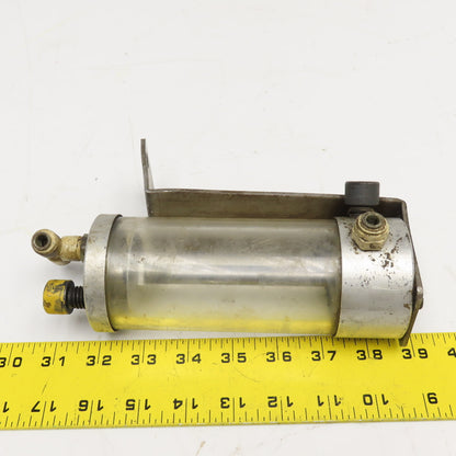 Lube Devices Inc. 2-1/2" x 6-1/2" Polycarbonate Oil Lubricator Pump