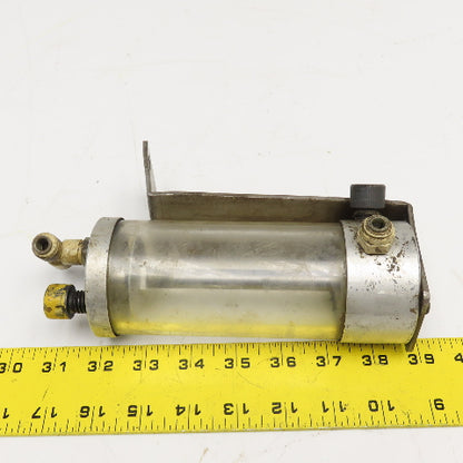 Lube Devices Inc. 2-1/2" x 6-1/2" Polycarbonate Oil Lubricator Pump