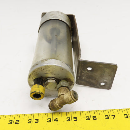 Lube Devices Inc. 2-1/2" x 6-1/2" Polycarbonate Oil Lubricator Pump