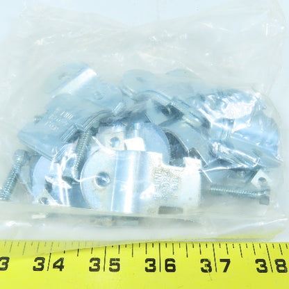 B-Line B2029 1" OD Steel Conduit Strut Pipe Clamp W/ Bolt & Nut Lot of 50