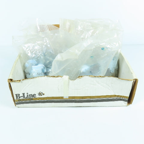 B-Line B2029 1" OD Steel Conduit Strut Pipe Clamp W/ Bolt & Nut Lot of 50