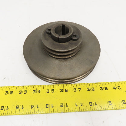 4 Belt Step Down Pulley From Hardinge Clutch Assembly 3-1/4" x 6-3/4" OD