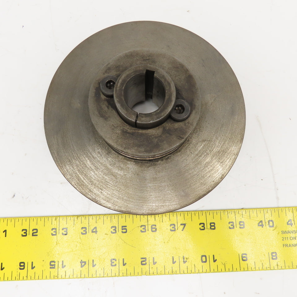4 Belt Step Down Pulley From Hardinge Clutch Assembly 3-1/4" x 6-3/4" OD