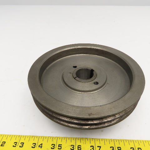 4 Belt Step Down Pulley From Hardinge Clutch Assembly 3-1/4" x 6-3/4" OD