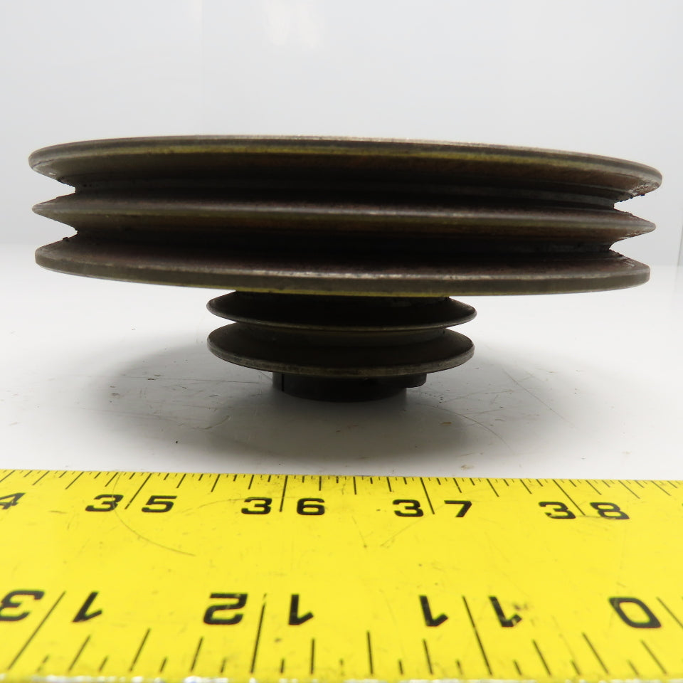 4 Belt Step Down Pulley From Hardinge Clutch Assembly 3-1/4" x 6-3/4" OD