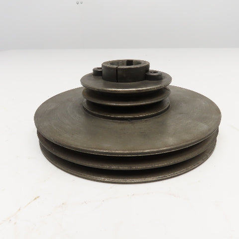 4 Belt Step Down Pulley From Hardinge Clutch Assembly 3-1/4" x 6-3/4" OD