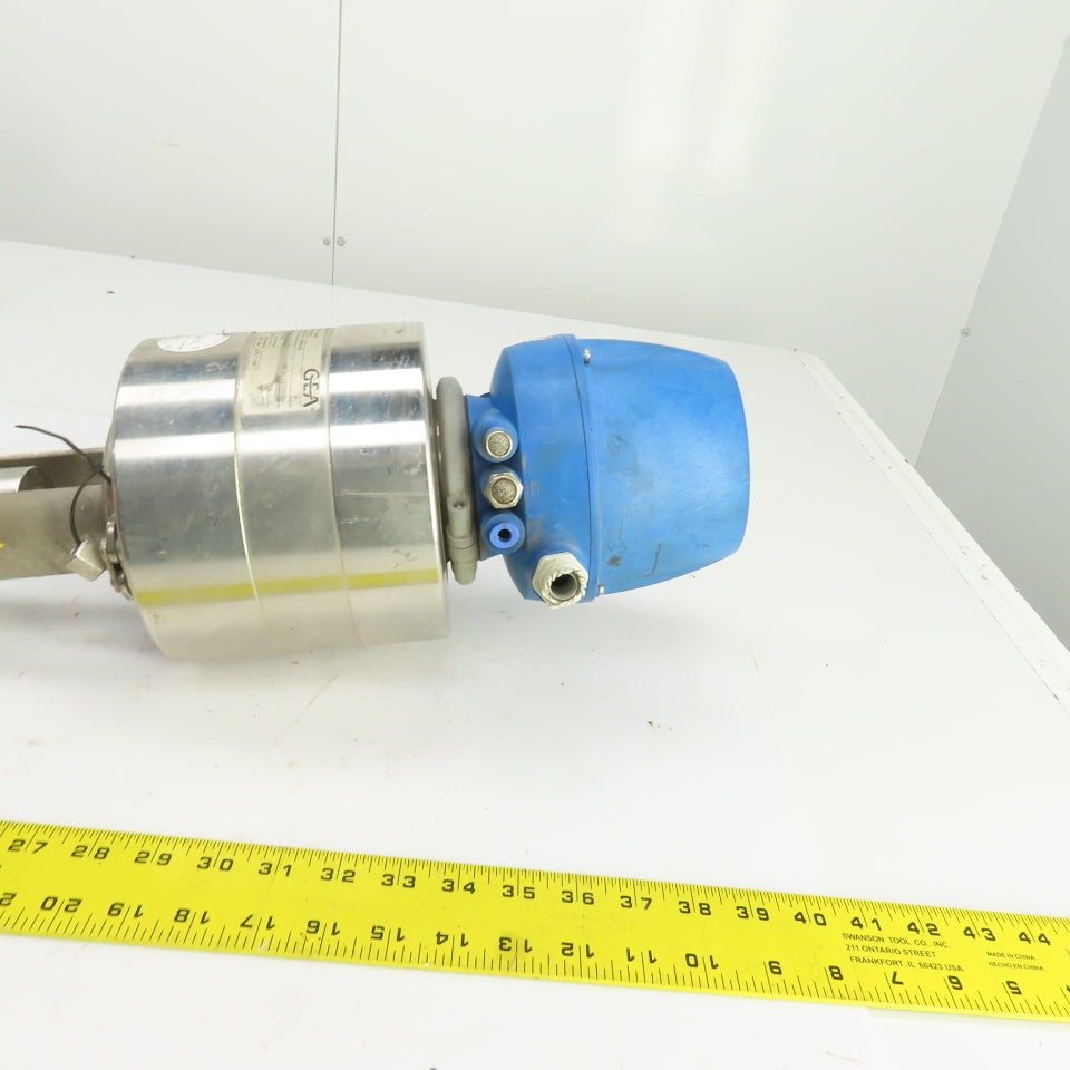 GEA Tuchenhagen RC-OD2"-SZ-TM1.P2BAZ-DD-V1 Stainless 2" Seat Valve W/Actuator
