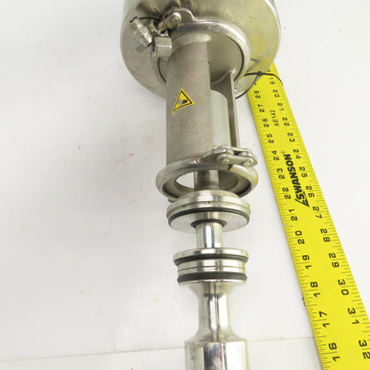 GEA Tuchenhagen RC-OD2"-SZ-TM1.P2BAZ-DD-V1 Stainless 2" Seat Valve W/Actuator