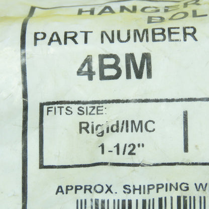 Minerallac 1-1/2" Rigid/IMC Conduit Strap Pipe Hanger Clamp Lot of 17