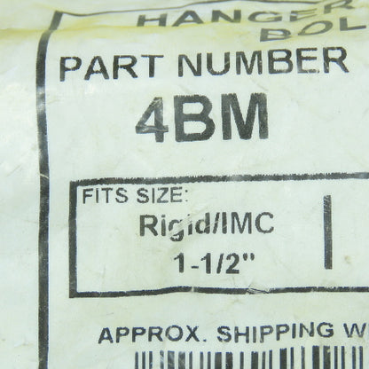 Minerallac 1-1/2" Rigid/IMC Conduit Strap Pipe Hanger Clamp Lot of 17