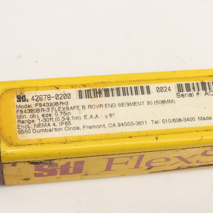 STI FS4320BR-3 FlexSafe Safety Light Curtain Receiver 508mm