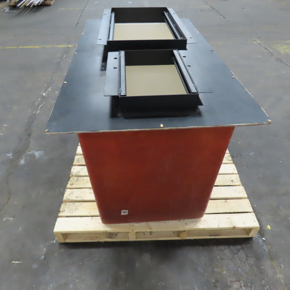 Dual Compartment Fiberglass Diesel DEF Dispenser Sump Tank 85 x 60 Gallon