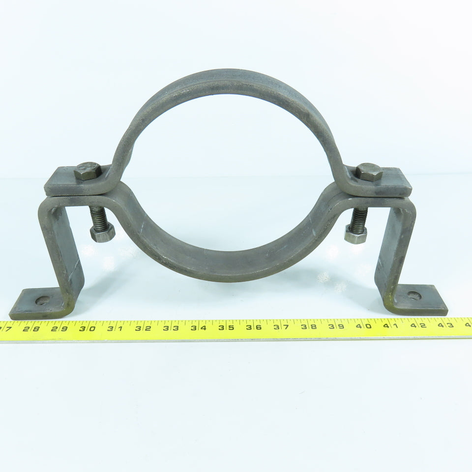B-Line 8" Steel Offset Pipe Clamp 1/3"-13 x 2-1/2" Bolt