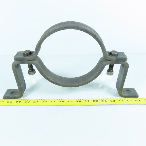 B-Line 8" Steel Offset Pipe Clamp 1/3"-13 x 2-1/2" Bolt