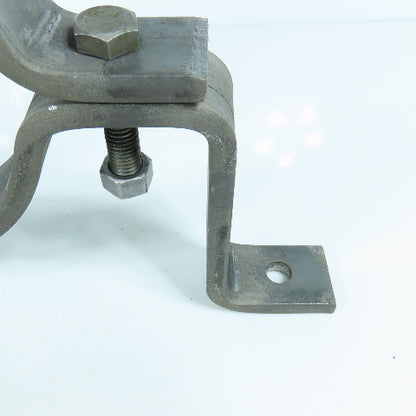 B-Line 8" Steel Offset Pipe Clamp 1/3"-13 x 2-1/2" Bolt
