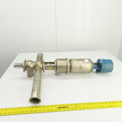 GEA Tuchenhagen BAL-IPS2"-SZ-N27-CB Stainless 2" Hygienic Seat Valve W/Actuator