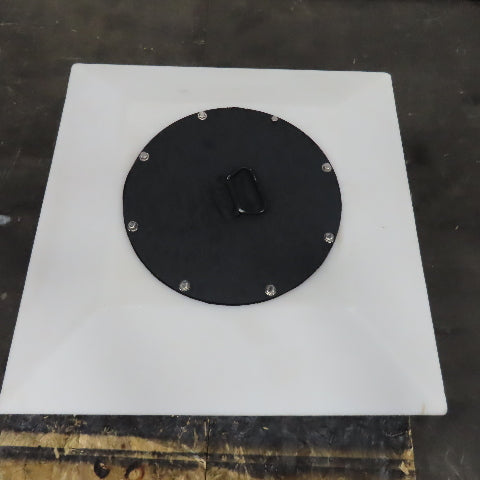 36" x 36" Poly Below Grade Intermediate Chemical Resistant Sump Tank 80 Gallon