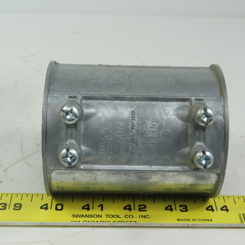 Neer TC 517 Set Screw Couplings  EMT/AL/IMC/Rigid Lot OF 3