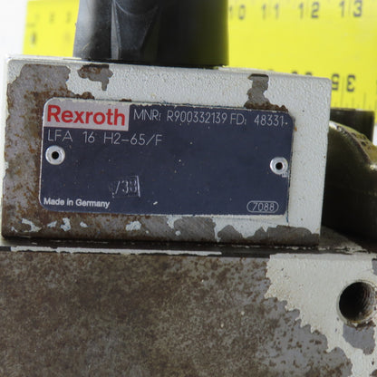 Rexroth LFA-16-H2-65/F 8175765 Hydraulic Valve Assy. For Krauss Maffei 150 Ton