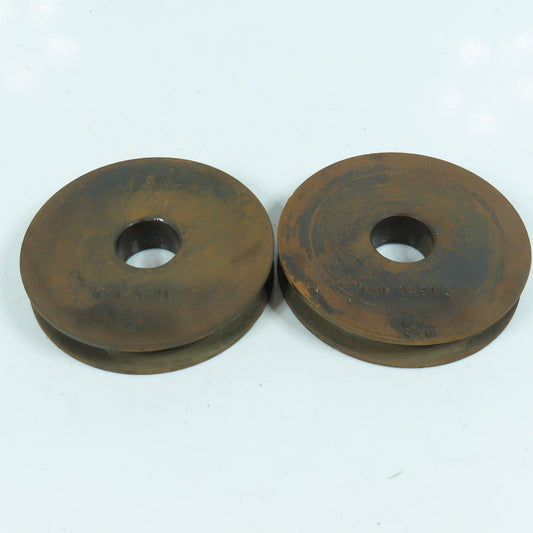 G&G 1505621 Wire Rope Pulley Sheave 2-1/2" OD 21/32" Wide Lot of 2