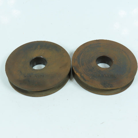G&G 1505621 Wire Rope Pulley Sheave 2-1/2" OD 21/32" Wide Lot of 2