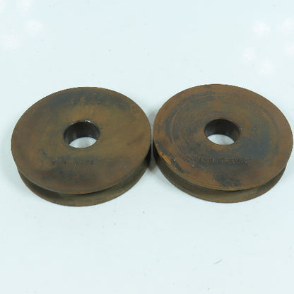 G&G 1505621 Wire Rope Pulley Sheave 2-1/2" OD 21/32" Wide Lot of 2