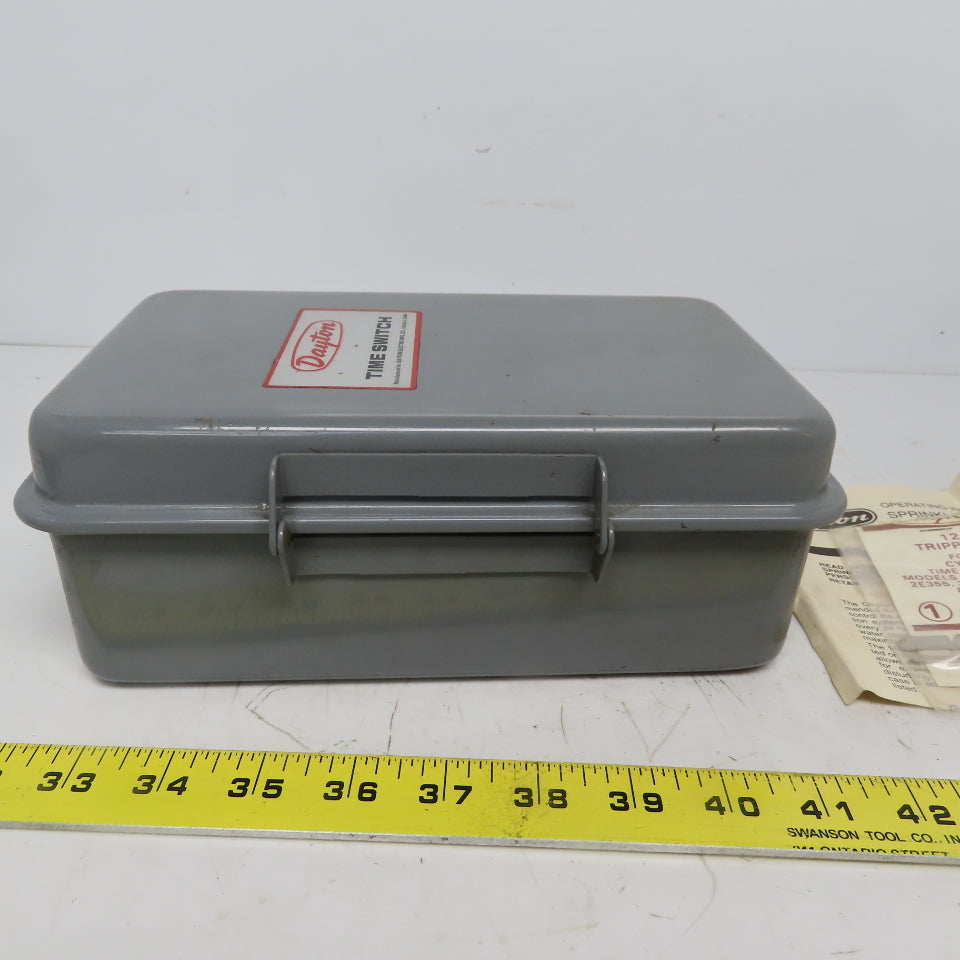 Dayton 2A206 Program Timer Switch Relay W/14 Day Skipper Mechanism 240V 25A 2HP