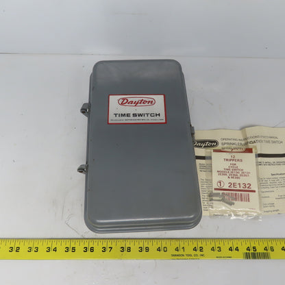 Dayton 2A206 Program Timer Switch Relay W/14 Day Skipper Mechanism 240V 25A 2HP