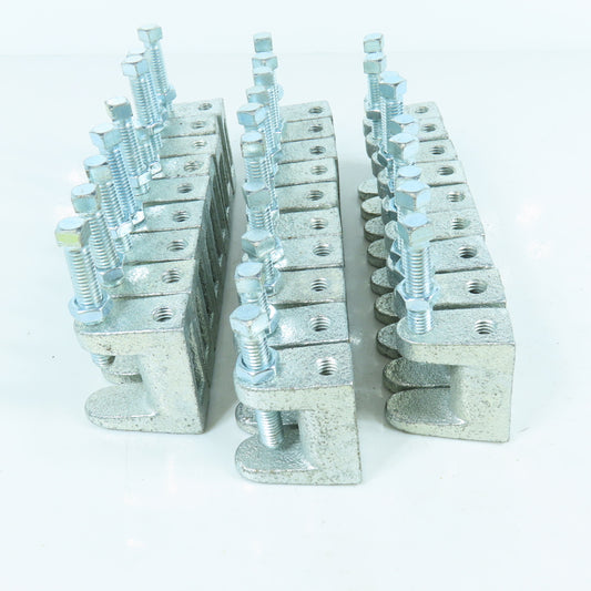 3/8"-16 Rod Hot Dip Galvanized Beam C Clamp Lot of 28