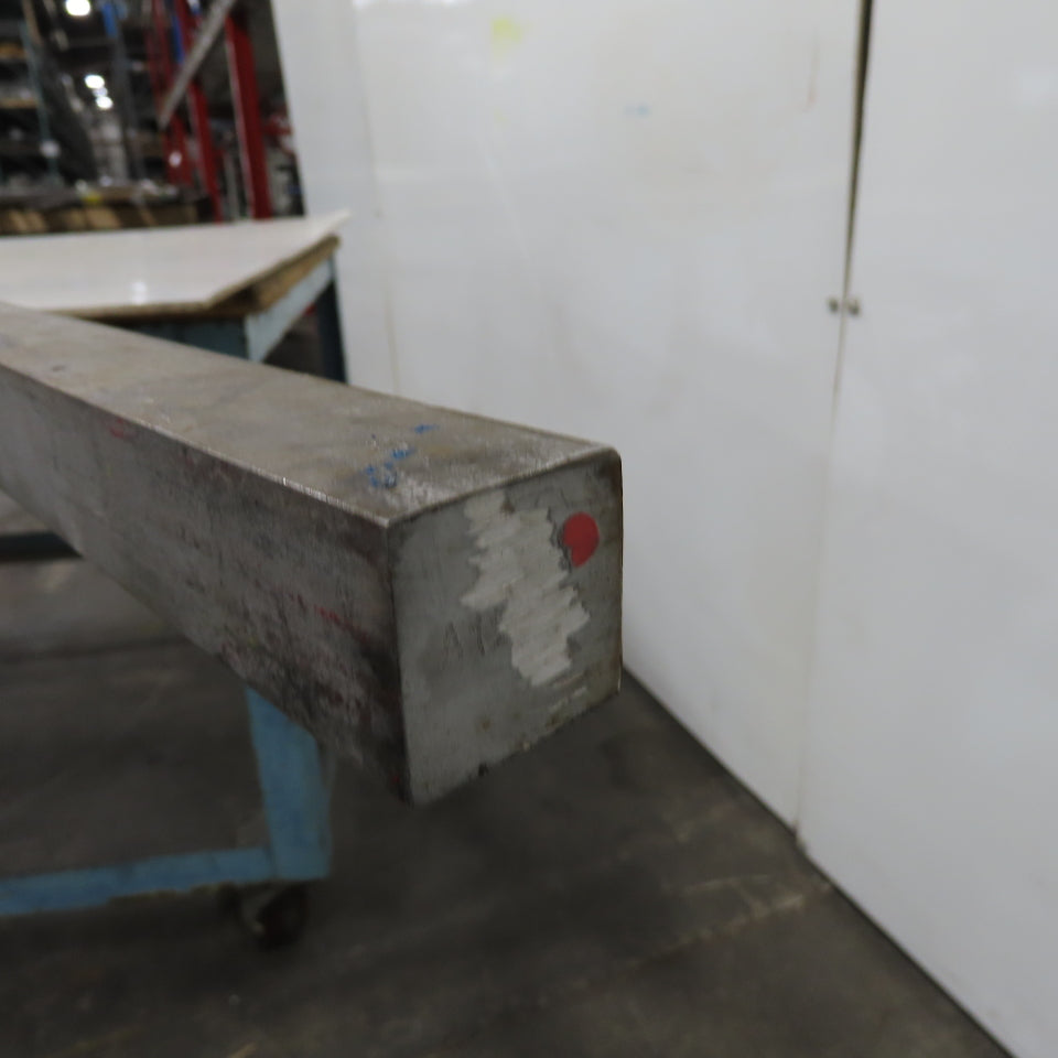 1-1/4" x 1-1/4"  Steel Square Bar Stock 86"