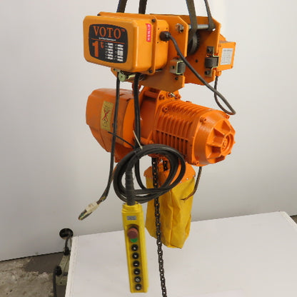 Voto KHDM 1 Ton Electric Hoist 380V 50HZ W/Power Trolley 8m Lift (Parts Repair)