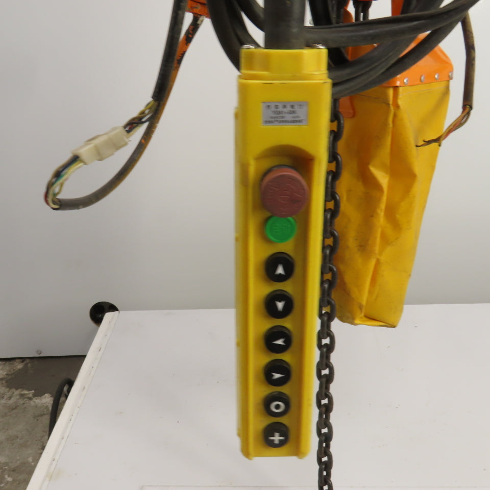 Voto KHDM 1 Ton Electric Hoist 380V 50HZ W/Power Trolley 8m Lift (Parts Repair)