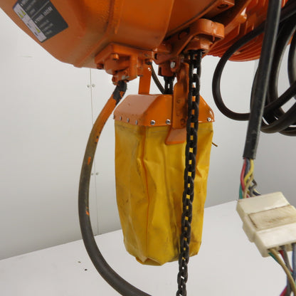 Voto KHDM 1 Ton Electric Hoist 380V 50HZ W/Power Trolley 8m Lift (Parts Repair)