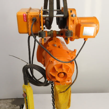 Voto KHDM 1 Ton Electric Hoist 380V 50HZ W/Power Trolley 8m Lift (Parts Repair)