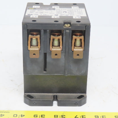 Square D  8910 DPA73 E Ser A Definite Purpose Contactor 40Hp 3 Pole 24V Coil