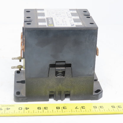 Square D  8910 DPA73 E Ser A Definite Purpose Contactor 40Hp 3 Pole 24V Coil