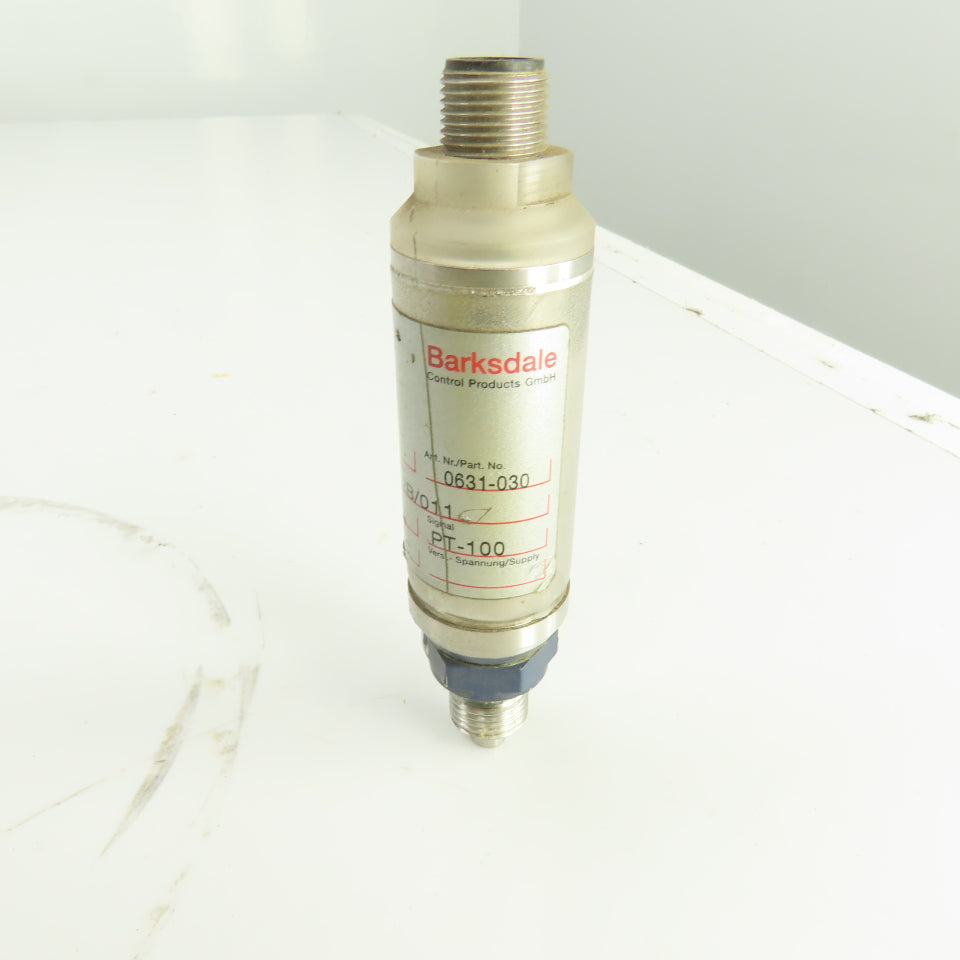 Barksdale UTF3 0631-030 Electronic Temperature Sensor PT-100 -40° To +150°C