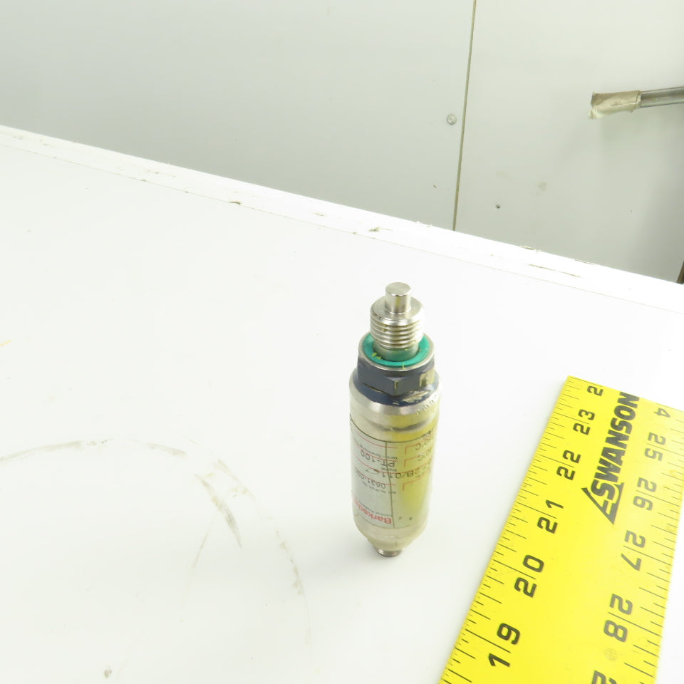 Barksdale UTF3 0631-030 Electronic Temperature Sensor PT-100 -40° To +150°C